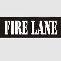 Fire Lane Large Stencil - 12432