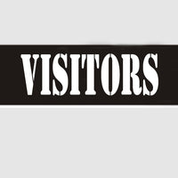 Visitors Large Stencil - 12435