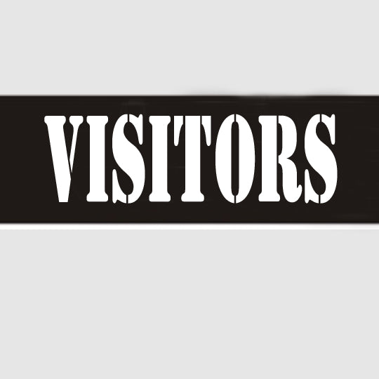 Visitors Large Stencil - 12435