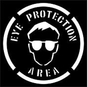 Eye Protection Area Stencil - 12442
