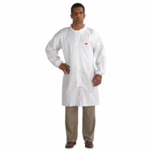 DISPOSABLE LAB COAT WITHZIP 4440-XXL WHITE