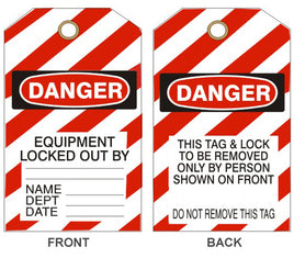 Danger Equipment Locked By Tags