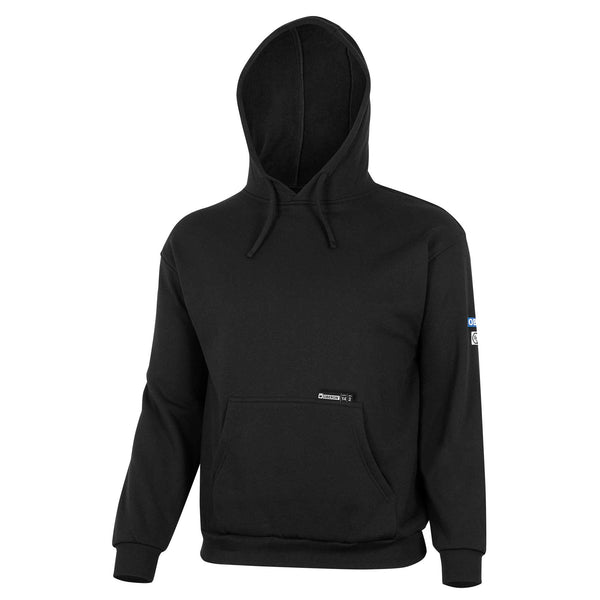 100% FR/Arc-Rated Heavyweight 12 oz Cotton Fleece Pullover Hoodie - X-Large