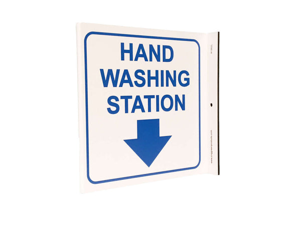 Sign, Hand Washing Station, L Style Sign