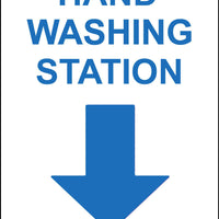 Sign, Hand Washing Station, 10x7 Aluminum