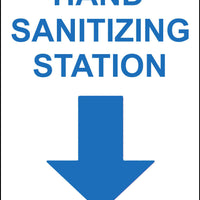 Sign, Hand Sanitizing Station, 14x10 Plastic