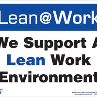 LEAN SIGN, LEAN WORK ENVIRONMENT