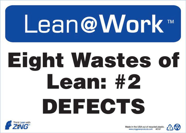 LEAN SIGN, EIGHT WASTES DEFECTS