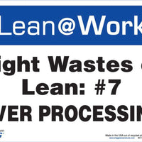 LEAN SIGN, EIGHT WASTES OVER PROCESS