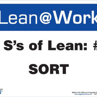 LEAN SIGN, SIX Ss LEAN SORT