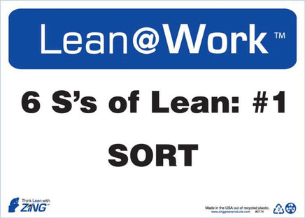 LEAN SIGN, SIX Ss LEAN SORT