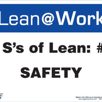 LEAN SIGN, SIX Ss LEAN SAFETY