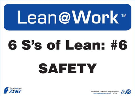 LEAN SIGN, SIX Ss LEAN SAFETY