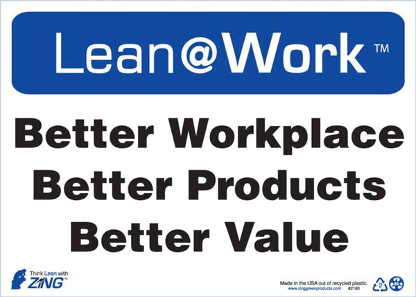 LEAN SIGN, BETTER WORKPLACE