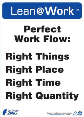 LEAN SIGN, PERFECT WORK FLOW