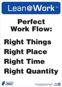 LEAN SIGN, PERFECT WORK FLOW