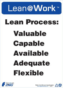 LEAN SIGN, LEAN PROCESS