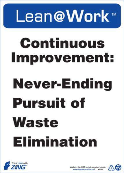 LEAN SIGN, CONTINUOUS IMPROVEMENT
