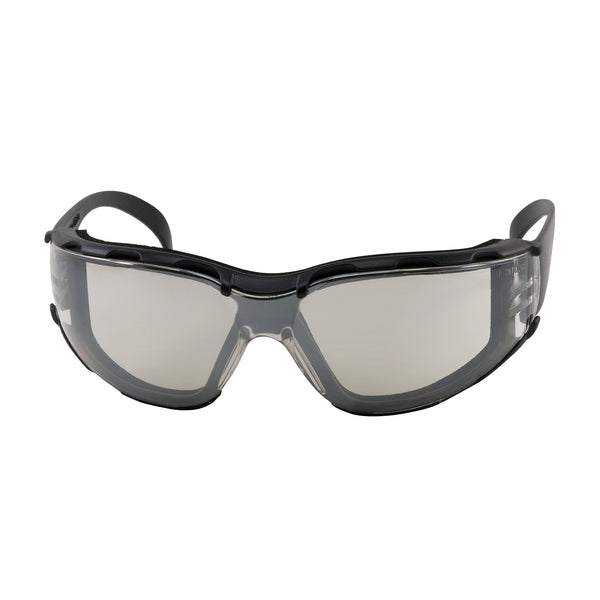 Rimless Safety Glasses with Black Temple