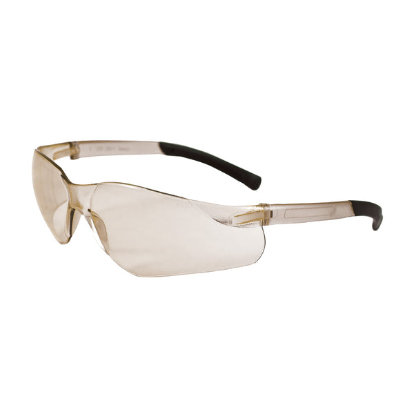 Rimless Safety Glasses with Clear Temple