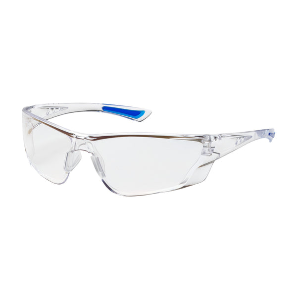 Rimless Safety Glasses with Clear Temple