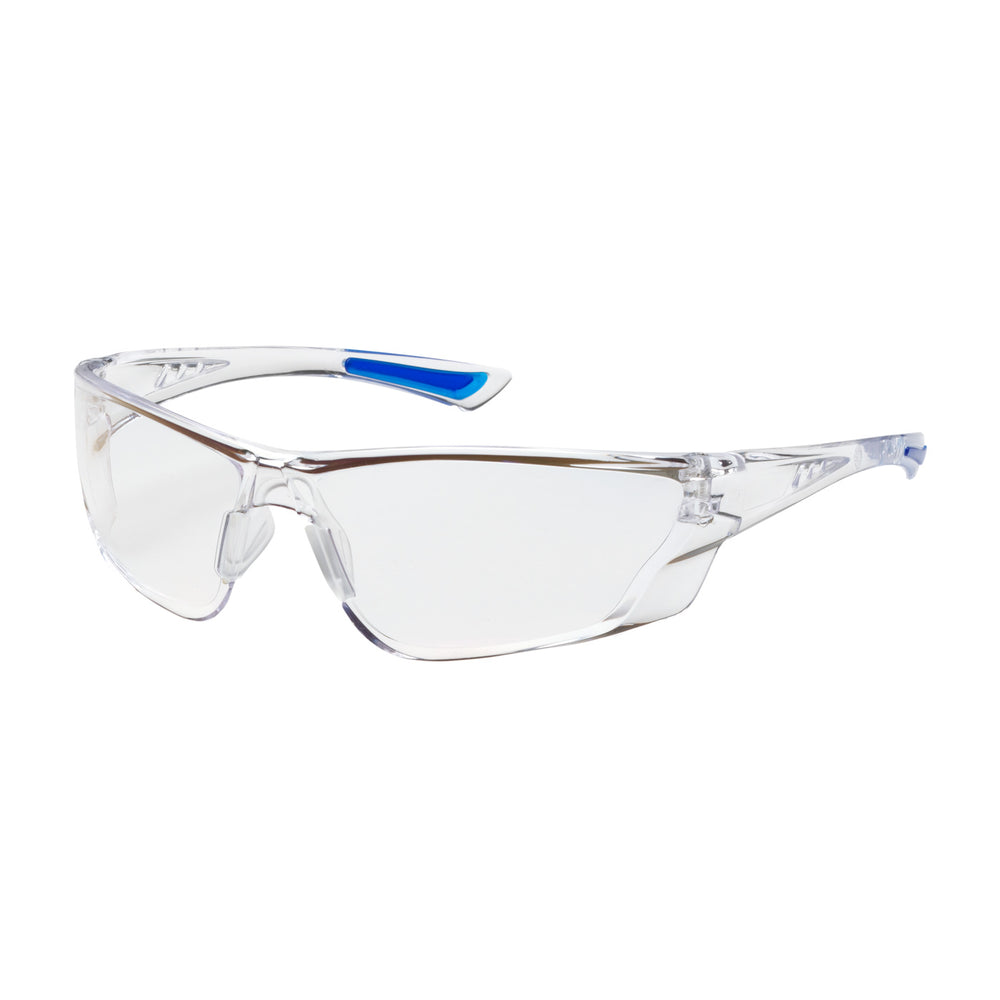 Rimless Safety Glasses with Clear Temple
