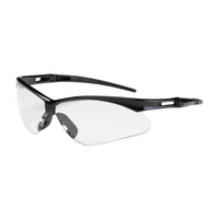 Semi-Rimless Safety Glasses with Black Frame