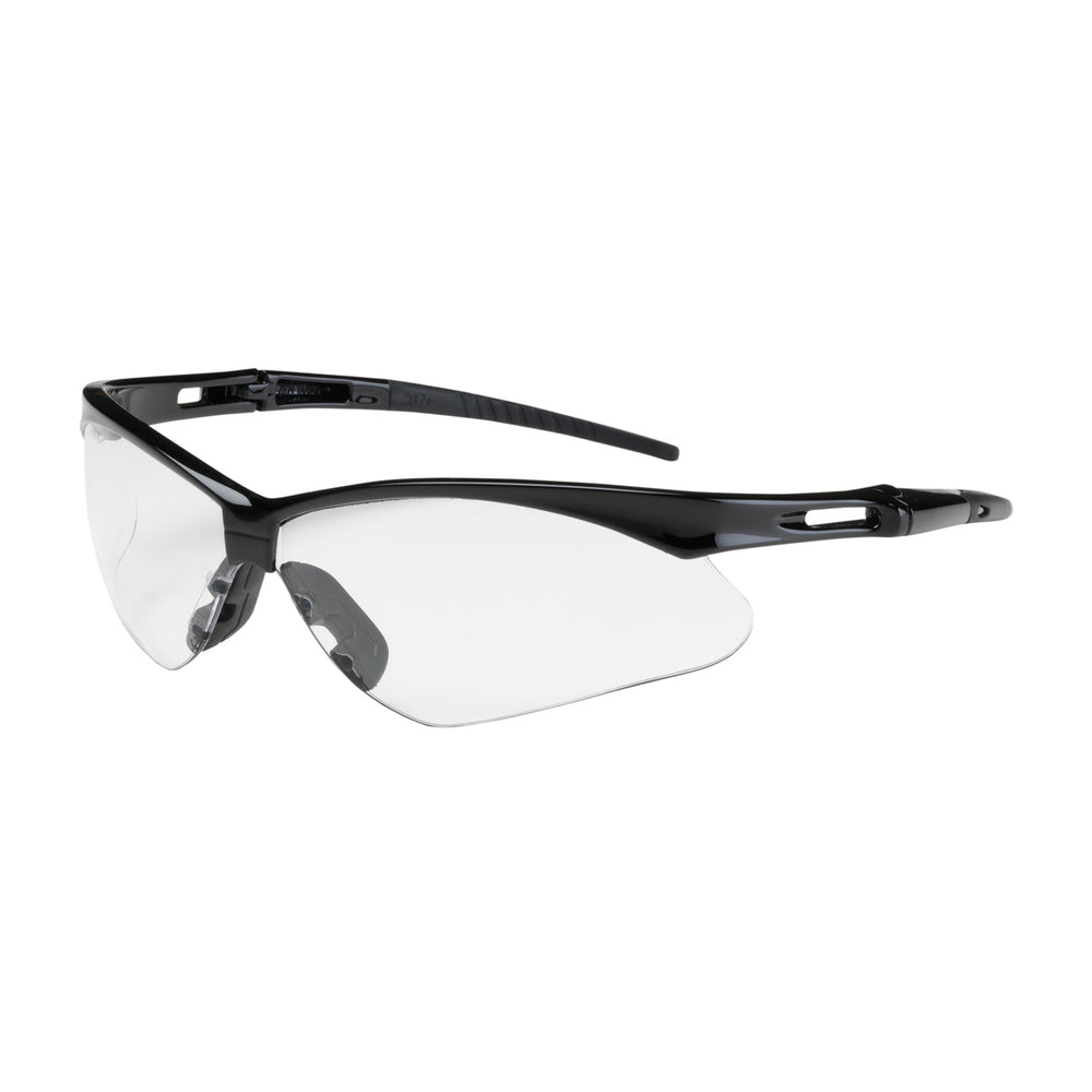 Semi-Rimless Safety Glasses with Black Frame