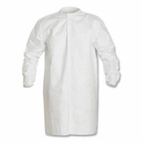 FROCK BOUND NECK ELAS WRIST WH CLEAN AND STERILE
