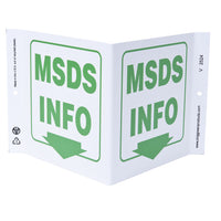 Safety Sign, MSDS Info V