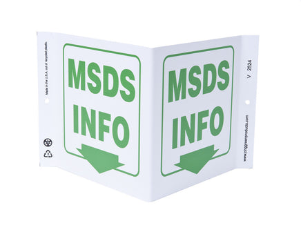 Safety Sign, MSDS Info V