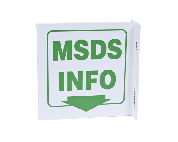 Safety Sign, MSDS Info L