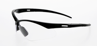 Z-Force 20-200 Wraparound Lens Non-Slip Nose Piece Safety Glasses - Frame: Black - Lens: Clear - Lens Coating: Hydr-X  Anti-Fog
