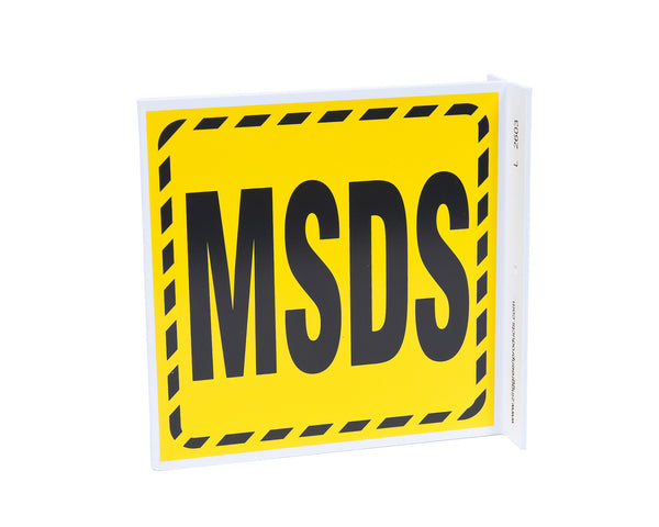 Safety Sign, MSDS L