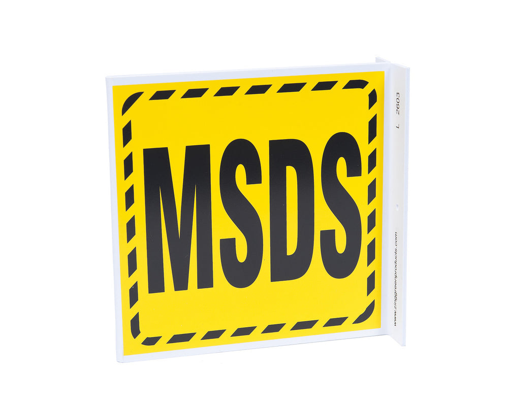 Safety Sign, MSDS L