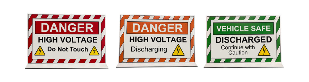 Electric Hybrid Vehicle Projecting Sign Set | 2652