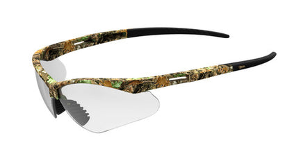 Z-Force 20-200 Wraparound Lens Non-Slip Nose Piece Safety Glasses - Frame: Camo - Lens: Clear - Lens Coating: Hardcoat/Anti-Scratch