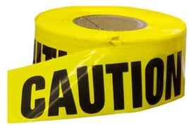 INCOM® 3" X 1000' Yellow/Black 1.5 mil Polyethylene PrimeGuard™ Barricade Tape "CAUTION"