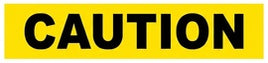 INCOM® 3" X 1000' Yellow/Black 2 mil Polyethylene PrimeGuard™ Barricade Tape "CAUTION"