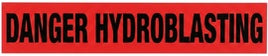 INCOM® 3" X 1000' Red/Black 2 mil Polyethylene PrimeGuard™ Barricade Tape "HYDROBLASTING"
