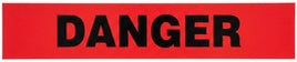 INCOM® 3" X 1000' Red/Black 1.5 mil Polyethylene PrimeGuard™ Barricade Tape "DANGER"