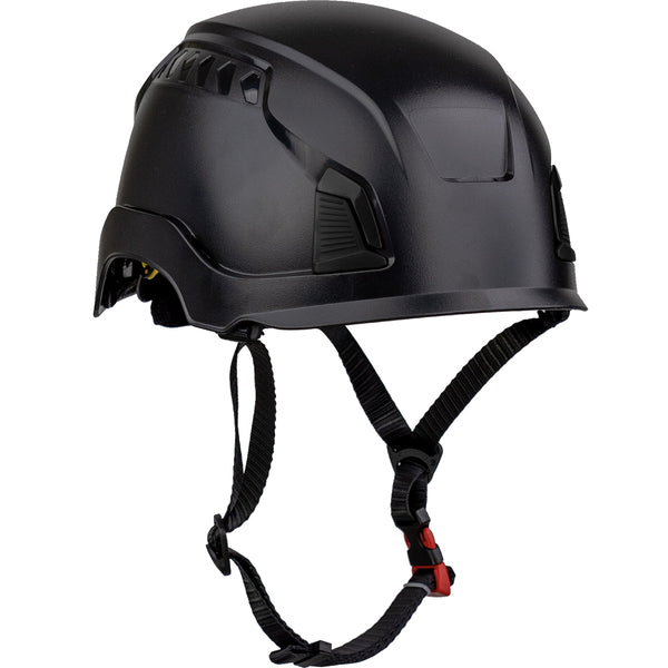 Traverse™ Industrial Climbing Helmet - Black - Vented