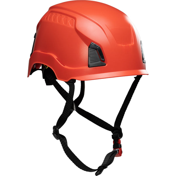 Traverse™ Industrial Climbing Helmet - Red - Vented