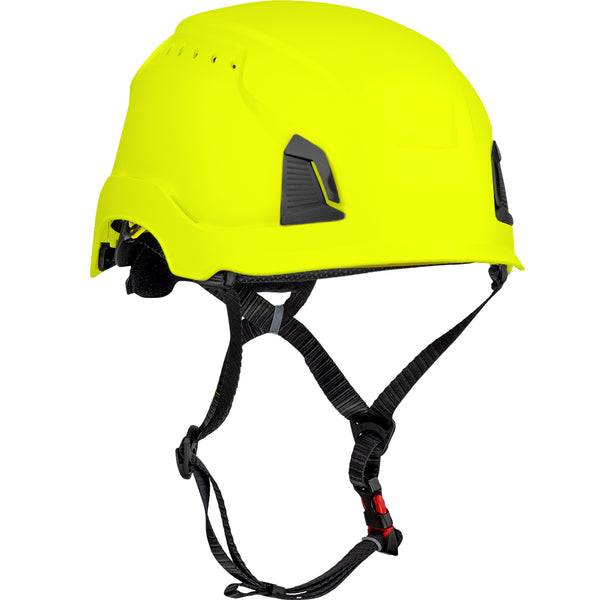 Traverse™ Industrial Climbing Helmet - Hi Vis Yellow - Vented