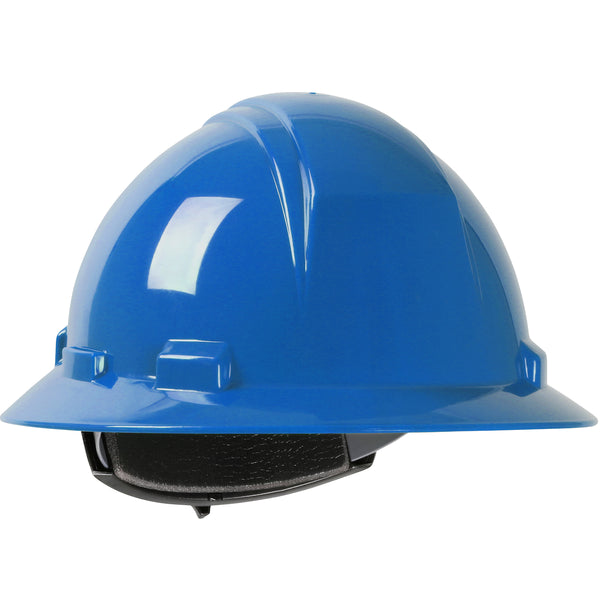 Full Brim Hard Hat with HDPE Shell - Blue