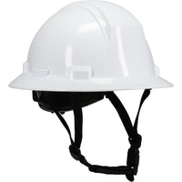 Type II Full Brim Safety Helmet with HDPE Shell - White | 280-HP642R-CH-01