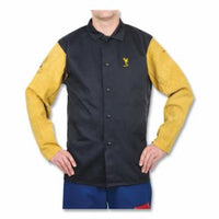 Hybrid Jacket, 4X-Large, 9 oz Cotton/Kevlar, 34 in L