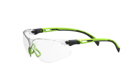 Z-Force Safety Glasses w/Removable Foam Gasket & Strap 20-400 Series - Frame: Green - Lens: Clear - Lens Coating: Hydr-X Anti-Fog