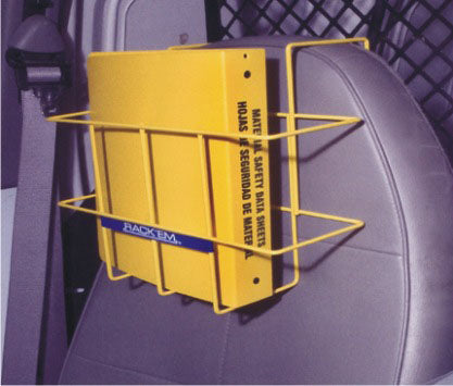 Over-The-Seat SDS Binder Rack