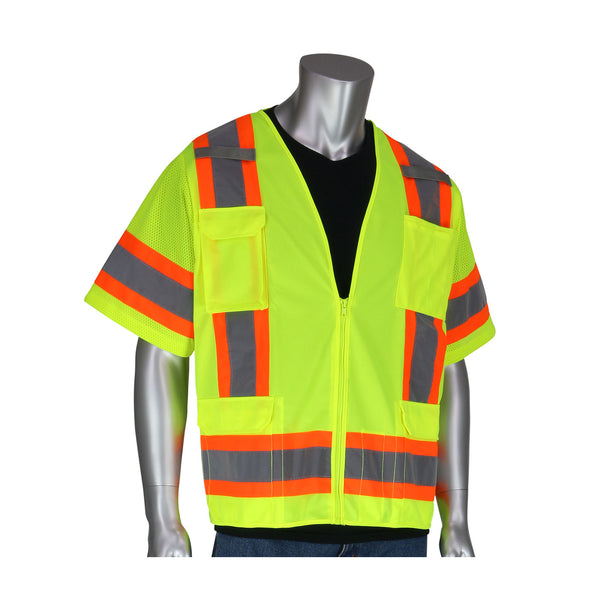 ANSI Type R Class 3 Two-Tone Surveyor Eleven Pocket Vest - X-Large